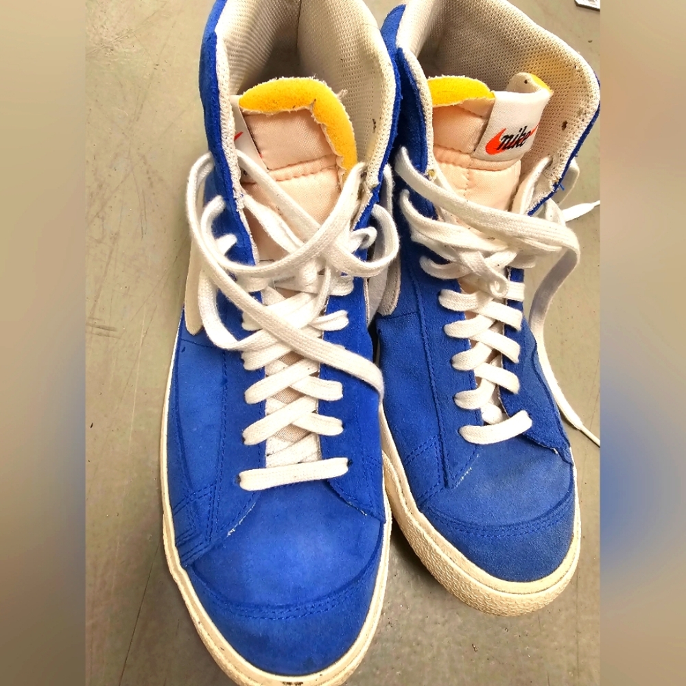 Vintage Nike Mid Blazer Blue Suede